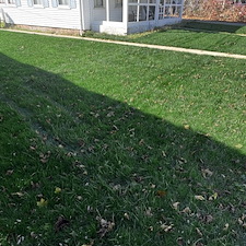 Aeration and Slice Seeding in East Wareham, MA 1