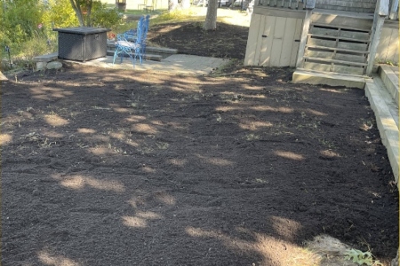 Composted loam top dressing middleborough